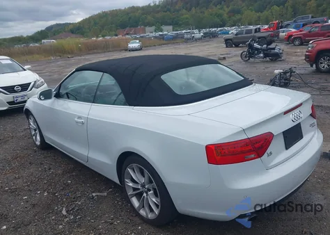 2014 Audi A5 2.0T Premium из США, поврежденный, VIN WAULFAFH8EN000768